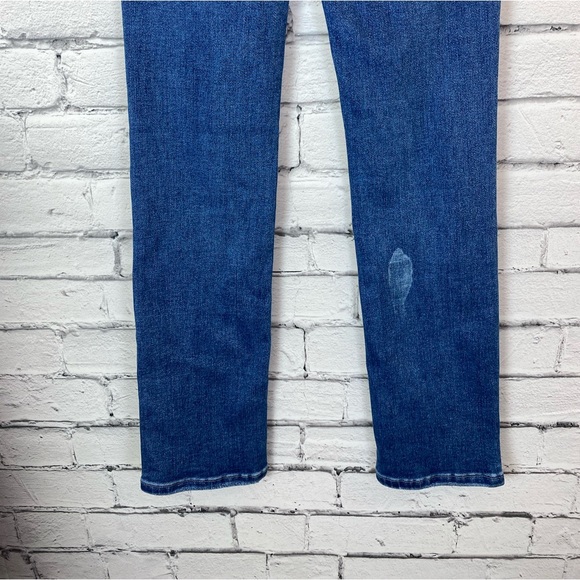 Vervet Blue Jeans By Flying Monkey High Rise Slim Jeans Distressed Size 25 NWOT - Picture 8 of 10